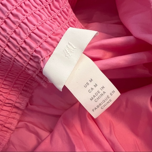 H&M Pink Cotton Maxi Dress NEW - Picture 8 of 8